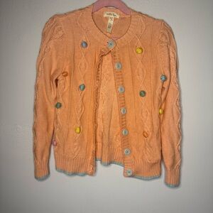 MATILDA JANE Girls DREAM CHASERS LOOKING PEACHY CARDIGAN SWEATER